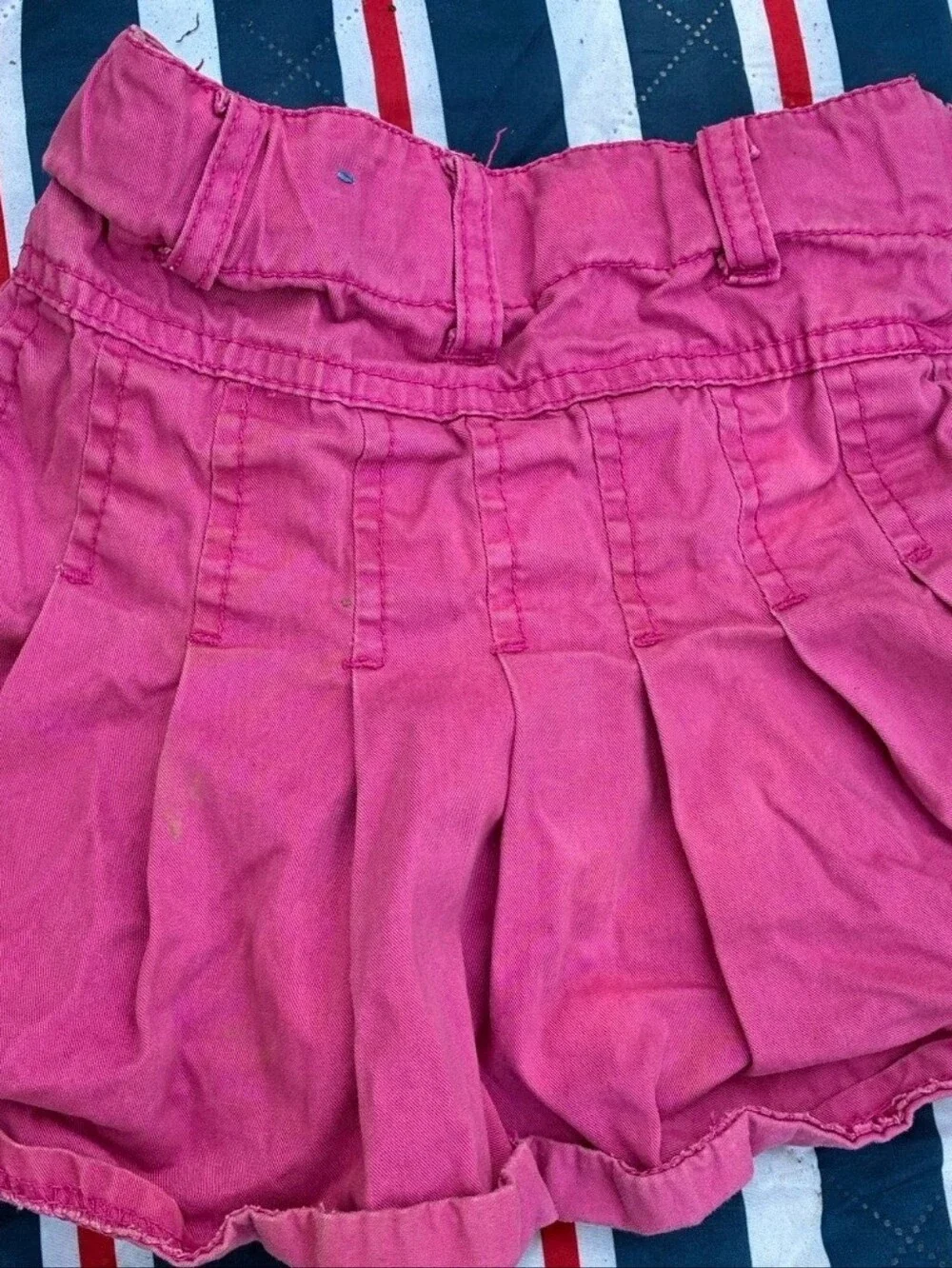 The Children's Place Hot Pink Tiered Skirt-Style Shorts